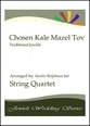 Chosen Kale Mazel Tov (Jewish Wedding) -  string quartet P.O.D. cover